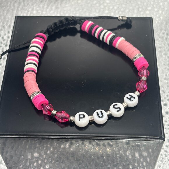 Handmade Affirmation Bracelet - Size 7 - Picture 1 of 3